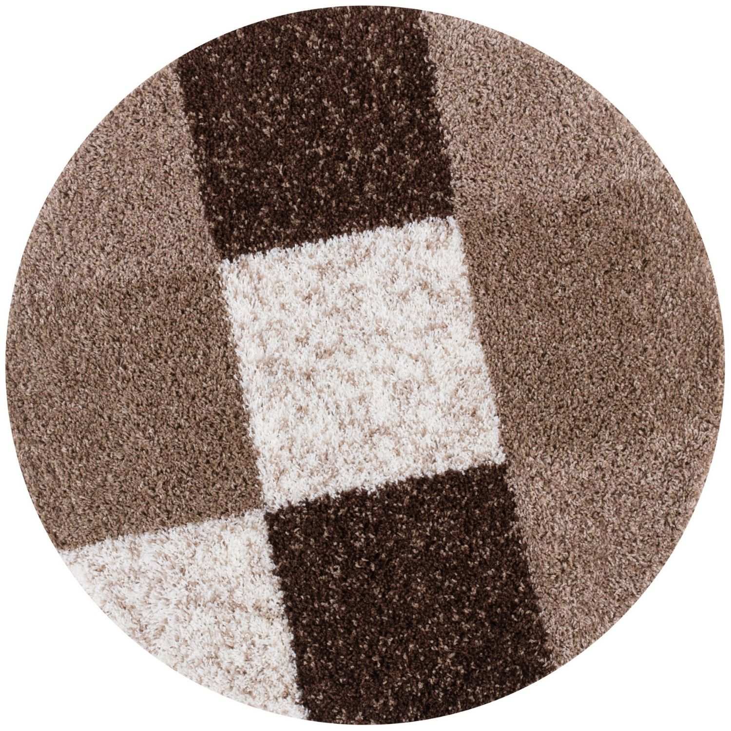 Myshaggy Geometric Brown Rug - PN Home
