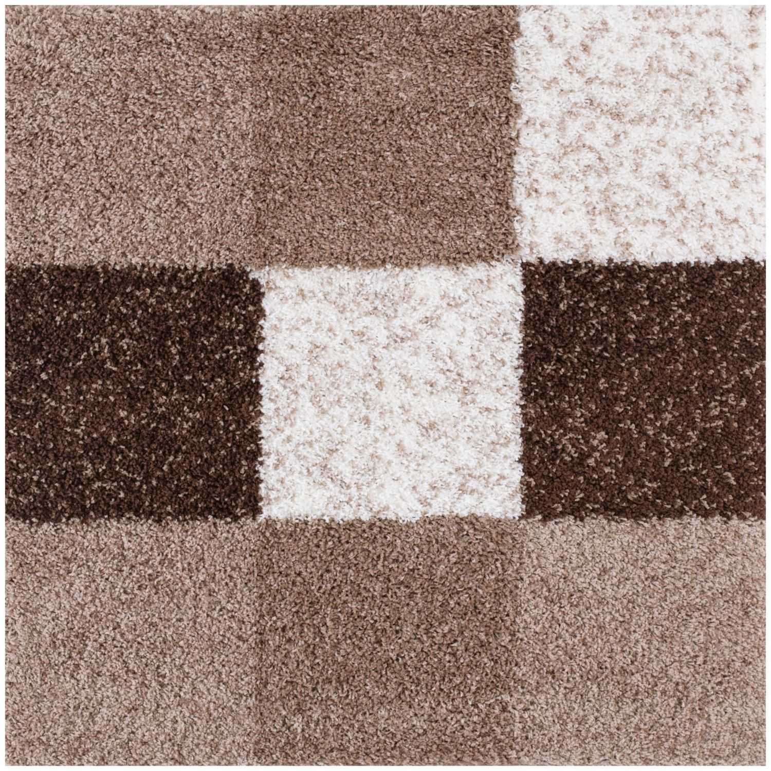 Myshaggy Geometric Brown Rug - PN Home