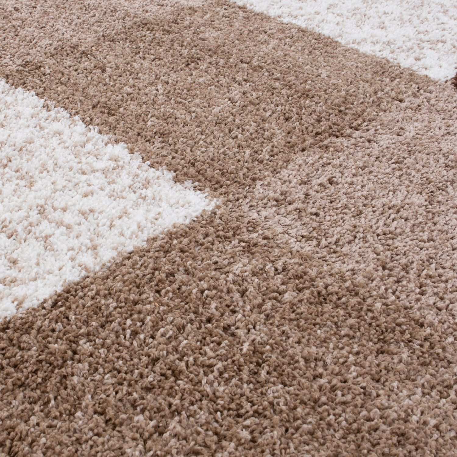 Myshaggy Geometric Brown Rug - PN Home