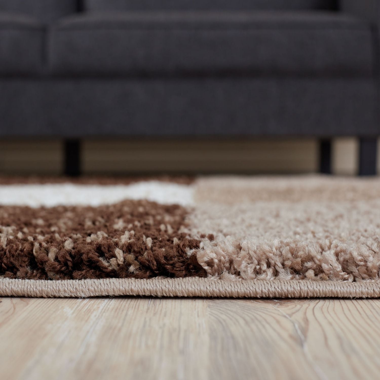 Myshaggy Geometric Brown Rug - PN Home