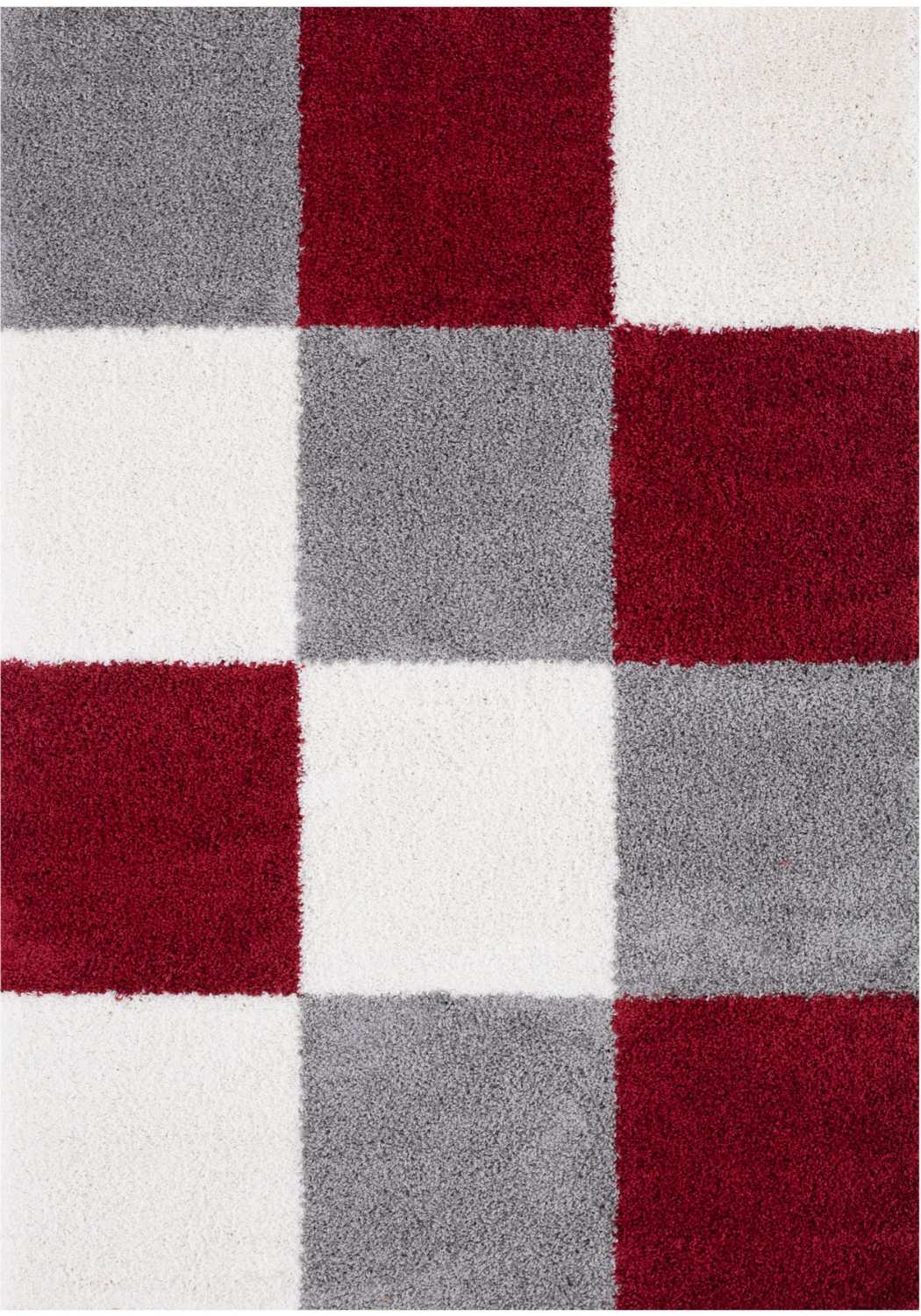 Myshaggy Geometric Red Rug - PN Home