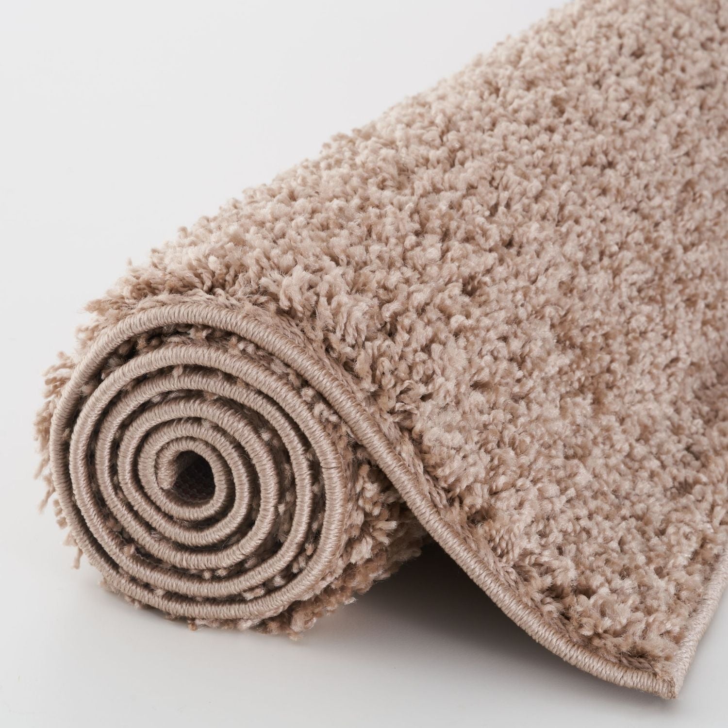 Myshaggy Solid Beige Rug - PN Home