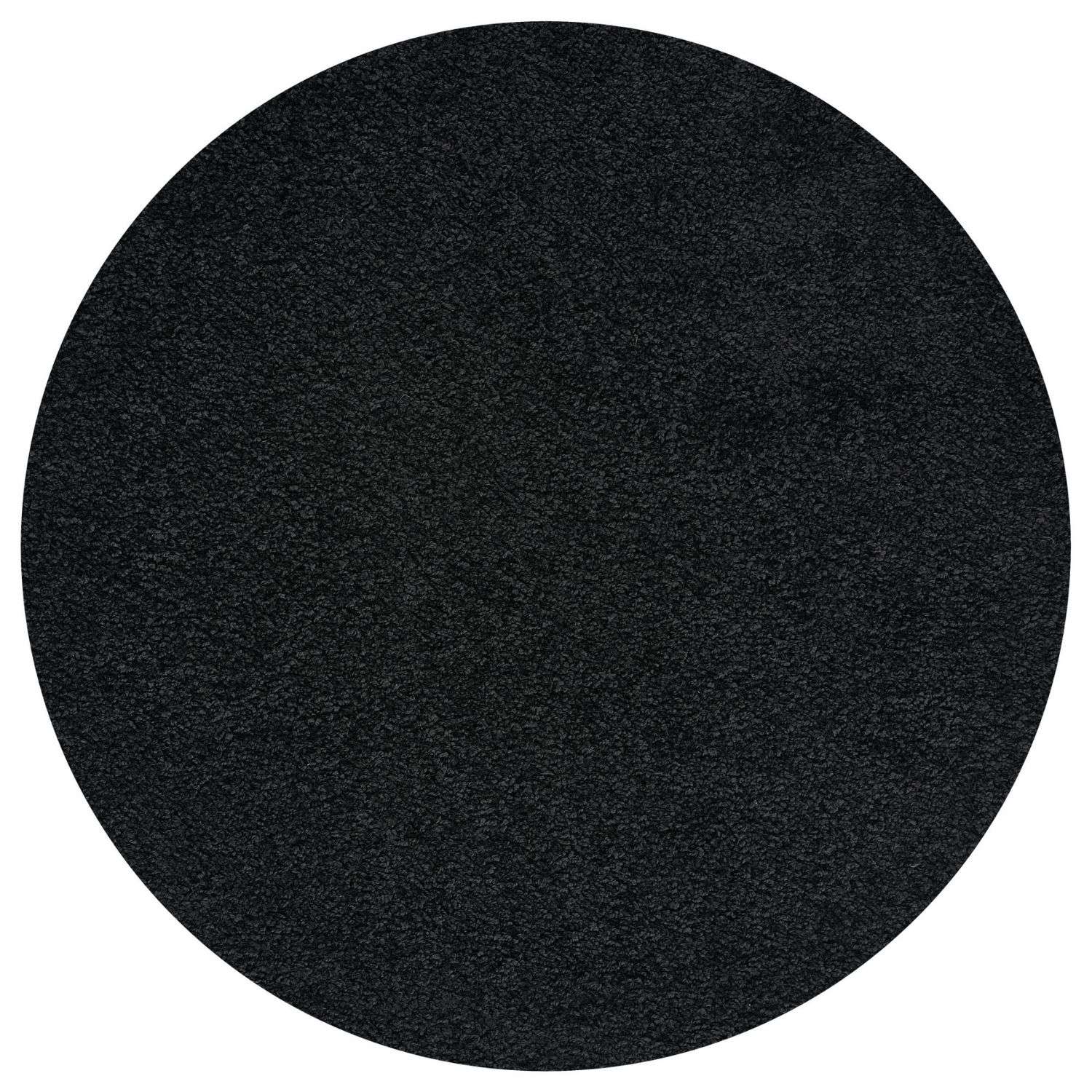 Myshaggy Solid Black Rug - PN Home