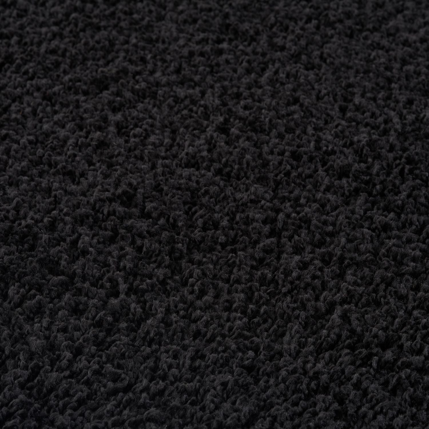 Myshaggy Solid Black Rug - PN Home