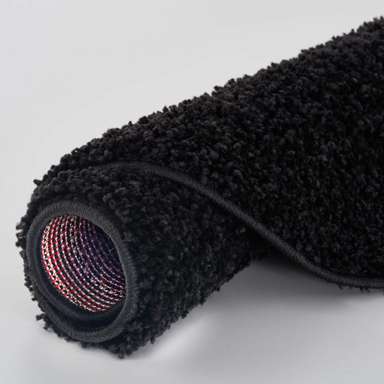 Myshaggy Solid Black Rug - PN Home
