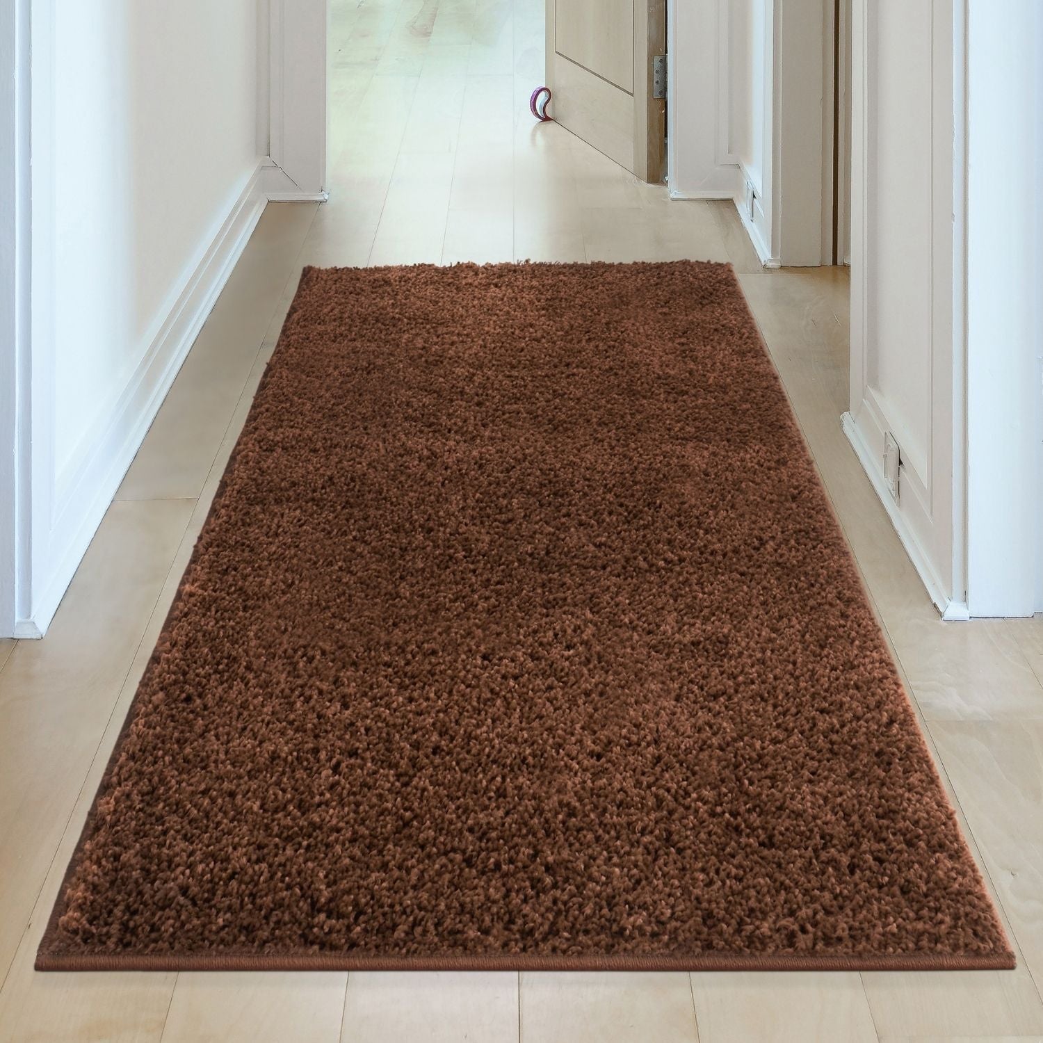 Myshaggy Solid Brown Rug - PN Home