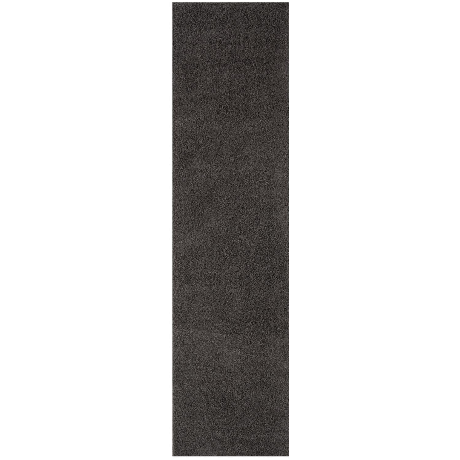 Myshaggy Solid Dark Grey Rug - PN Home