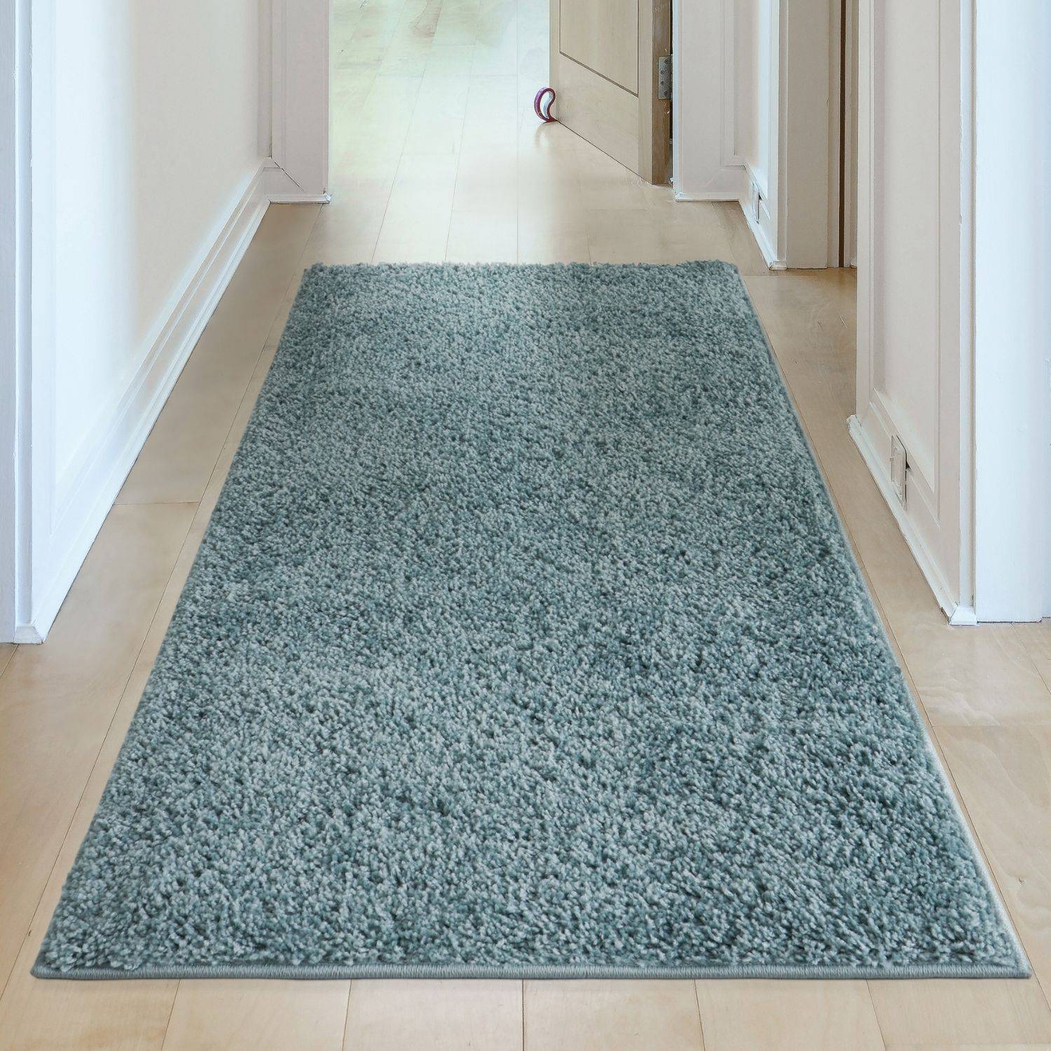 Myshaggy Solid Duck Egg Blue Rug - PN Home
