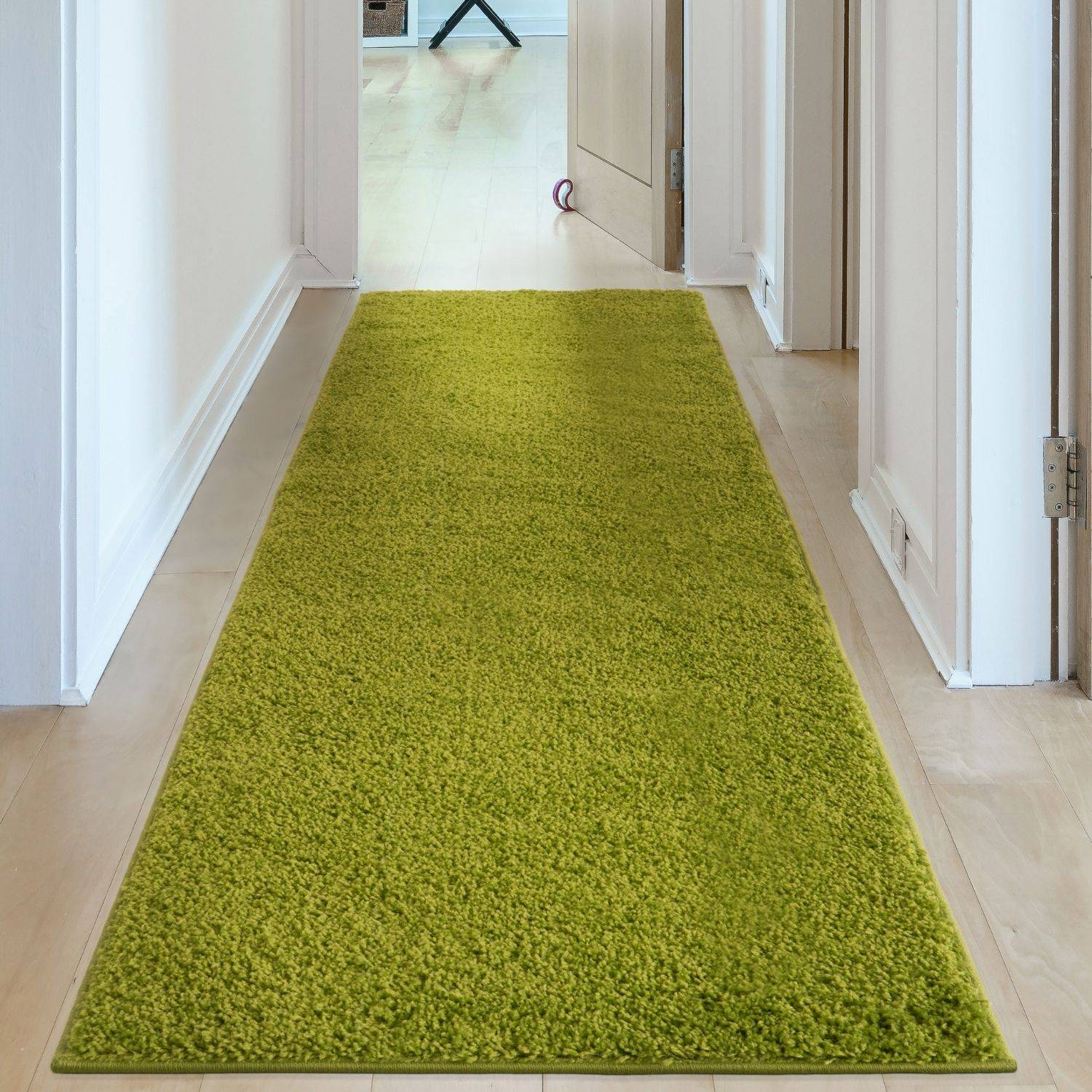 Myshaggy Solid Green Rug - PN Home