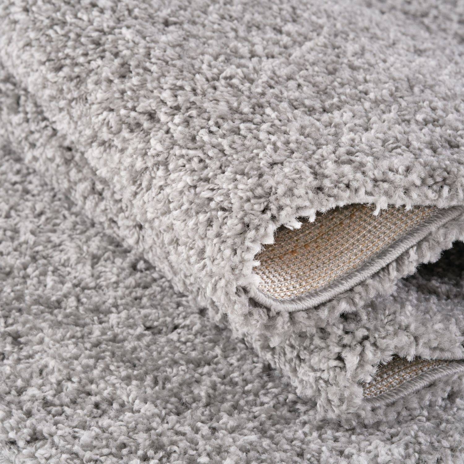 Myshaggy Solid Grey Rug - PN Home