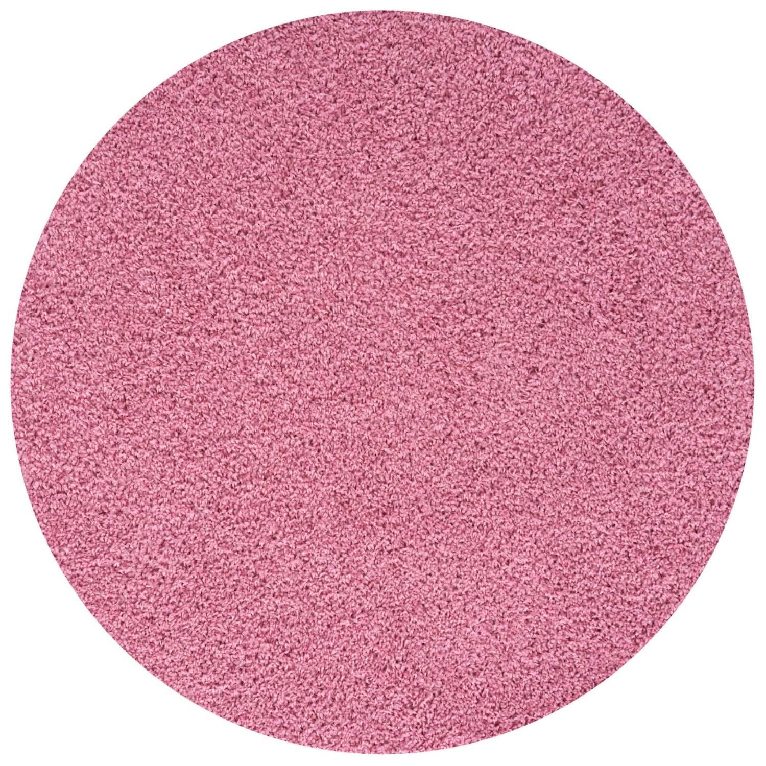 Myshaggy Solid Pink Rug - PN Home