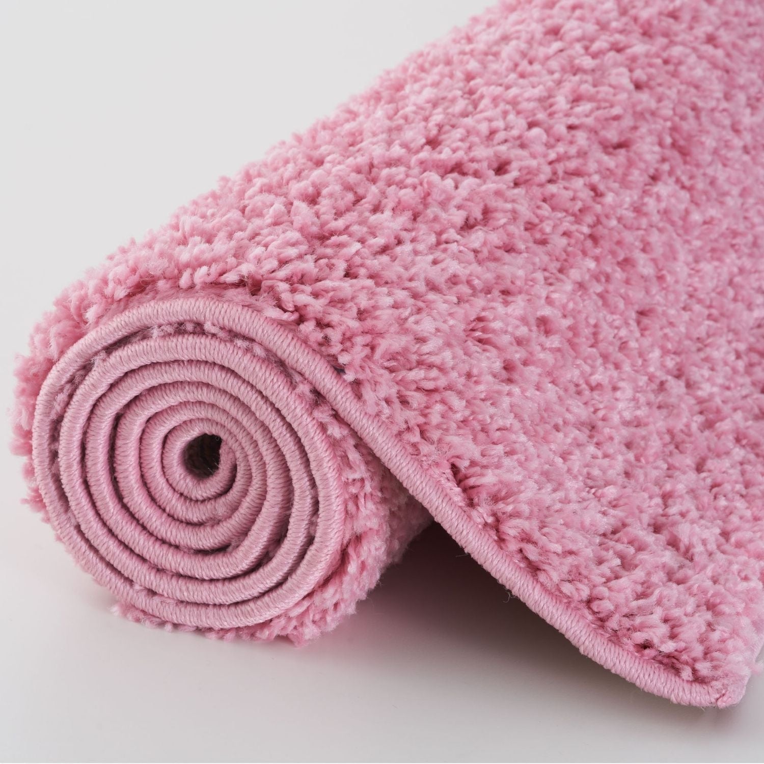 Myshaggy Solid Pink Rug - PN Home