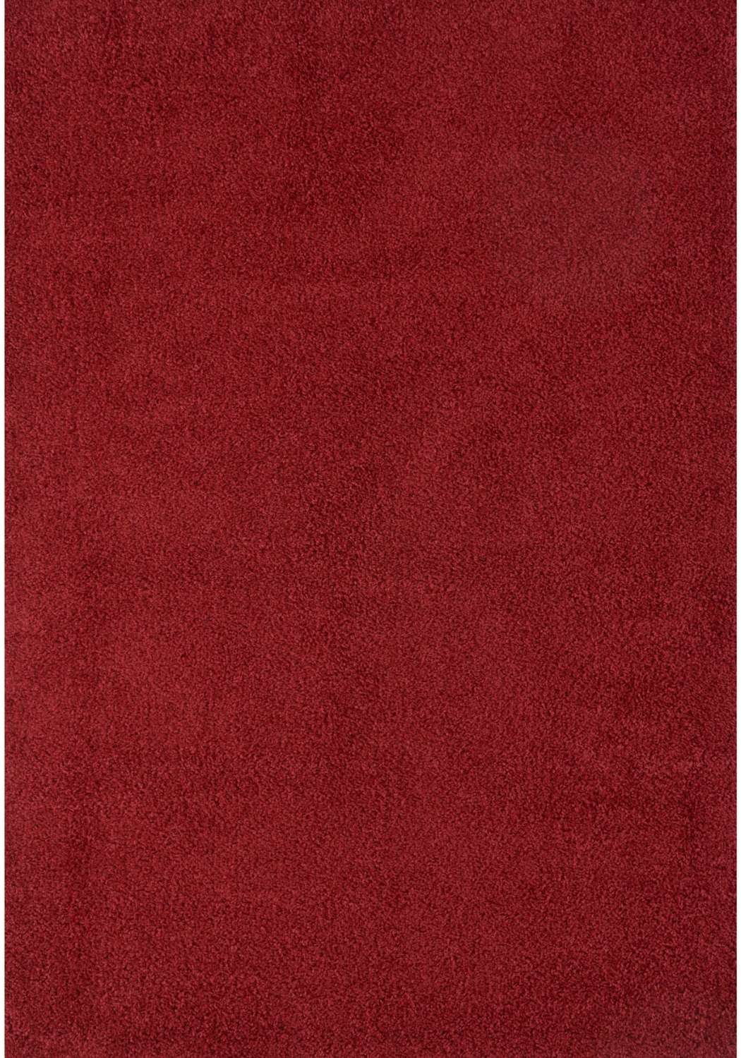 Myshaggy Solid Red Rug - PN Home