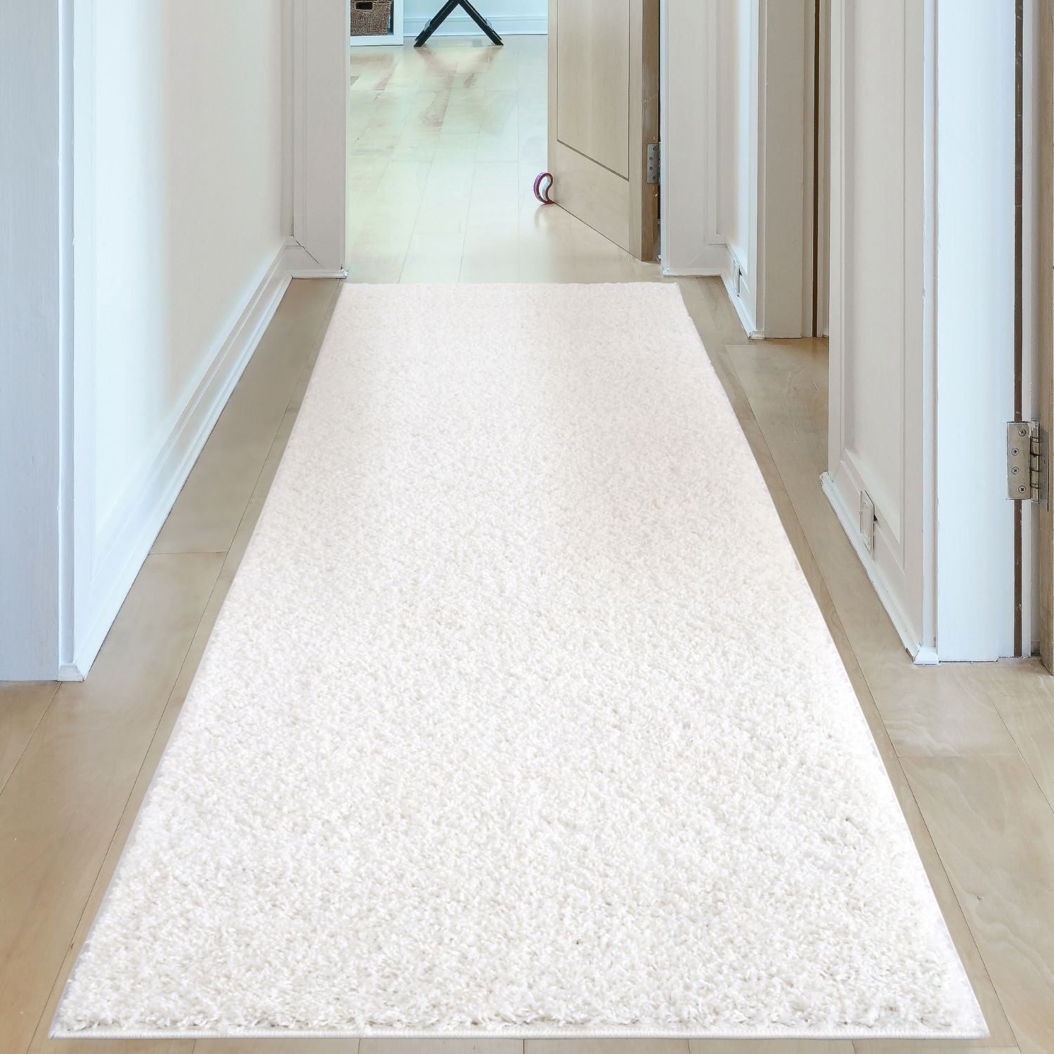 Myshaggy Solid White Rug - PN Home