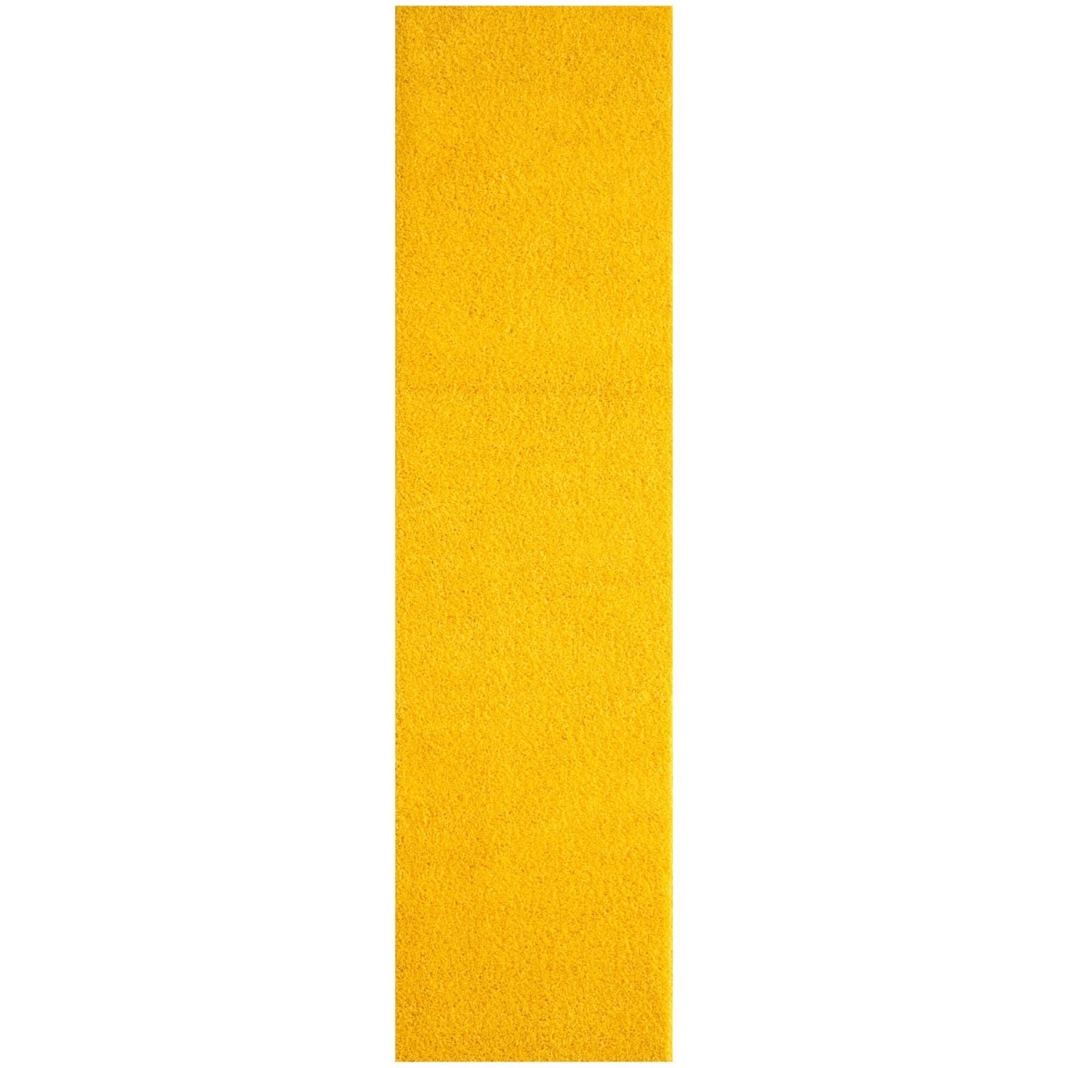 Myshaggy Solid Yellow Rug - PN Home