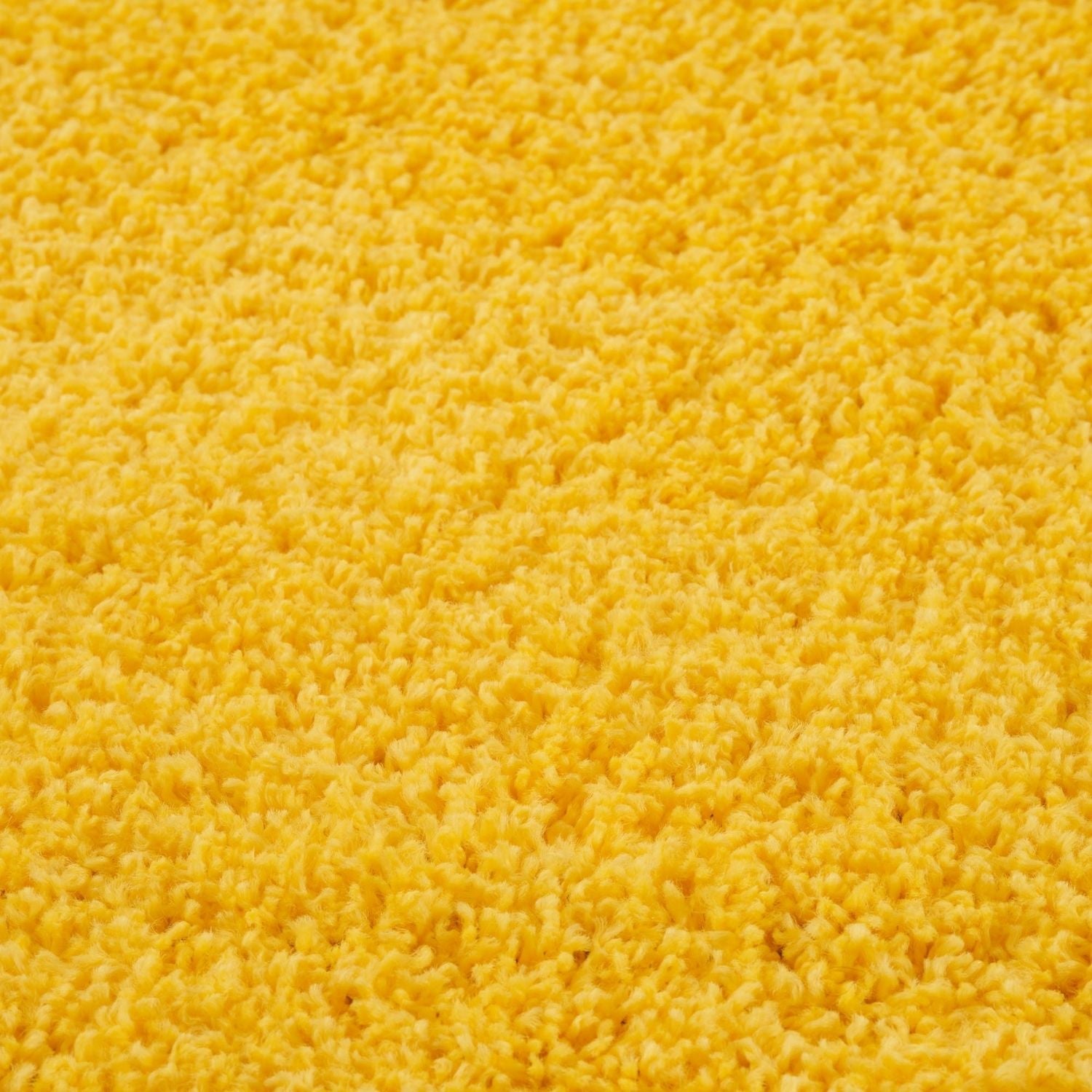 Myshaggy Solid Yellow Rug - PN Home