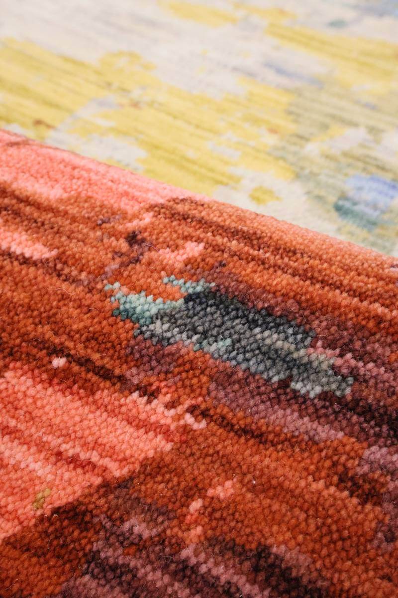 Nomad Abstract Wool-Blend Rug – Multicolour - PN Home