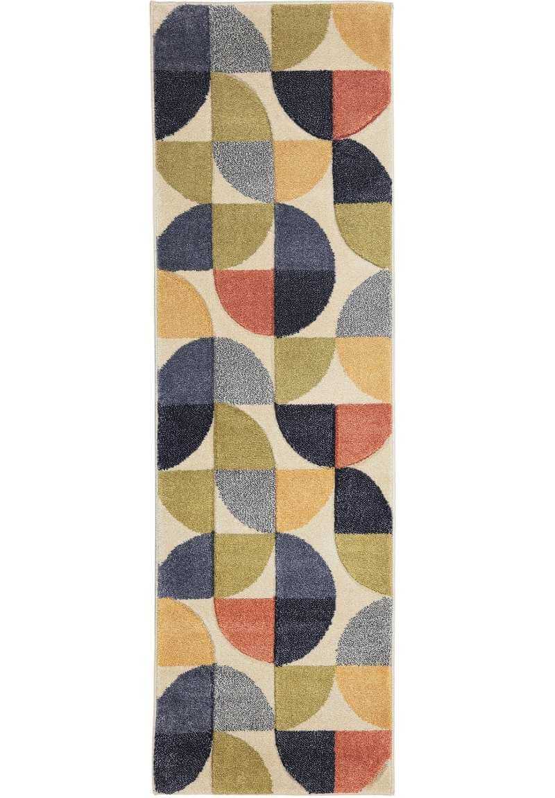 Newport Geometric Rug – Bold Multicolour Design - PN Home