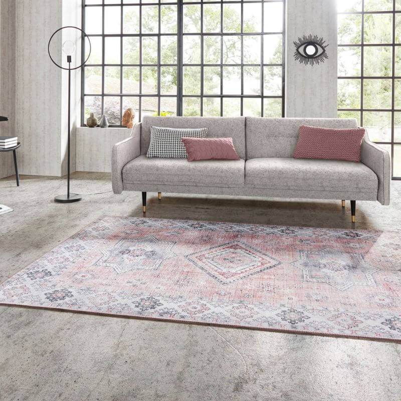Oriental Gratia Pink Rug - PN Home