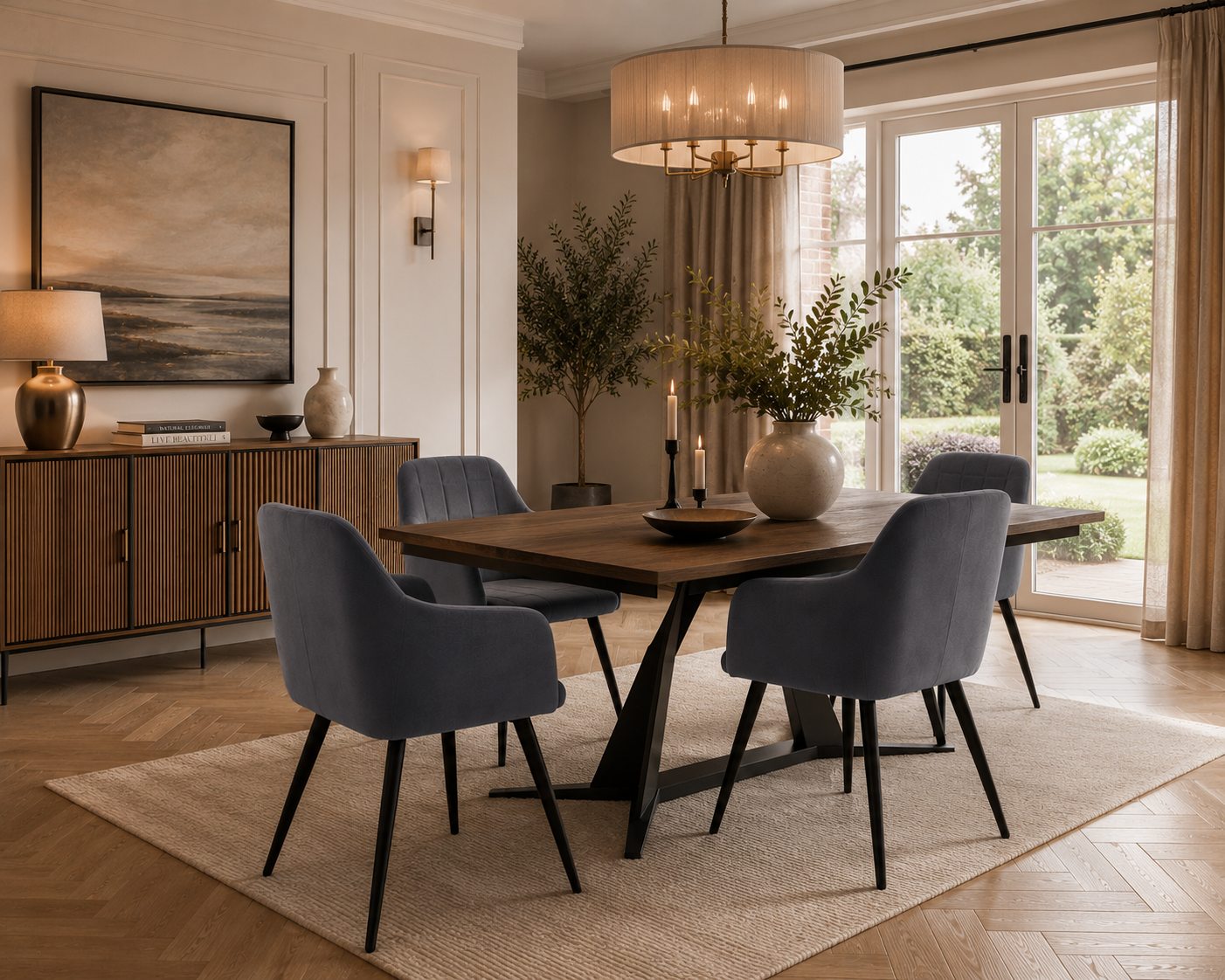 Camden Velvet Dining Chair