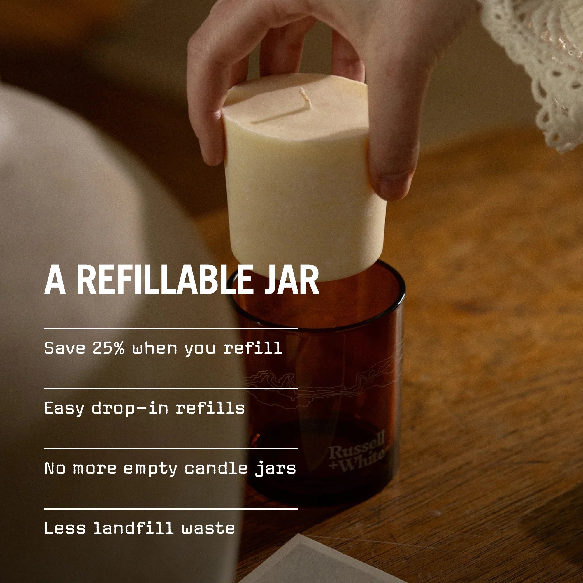 Eastern Garden 250g Scented Soy Candle Refill - PN Home