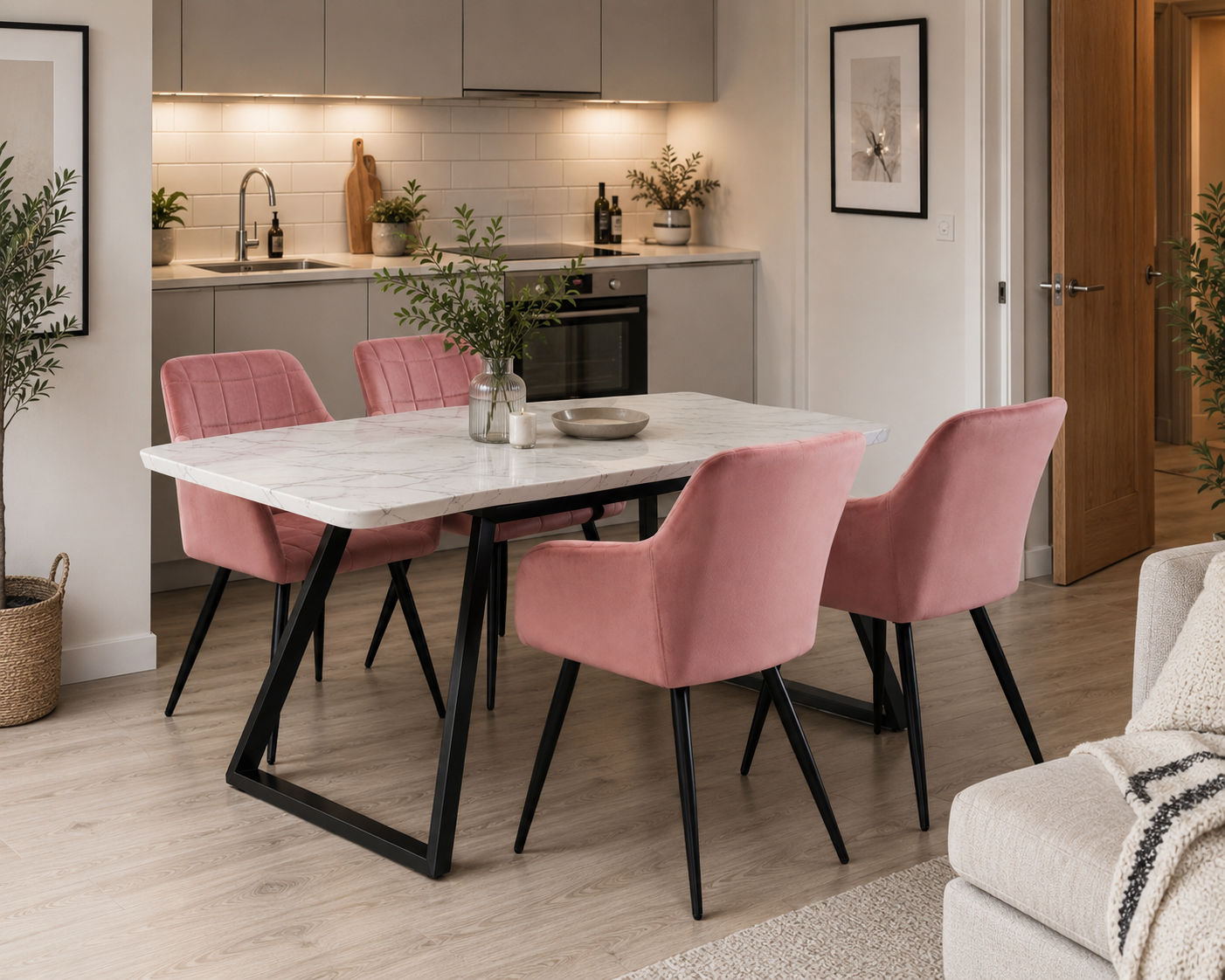 Camden Velvet Dining Chair