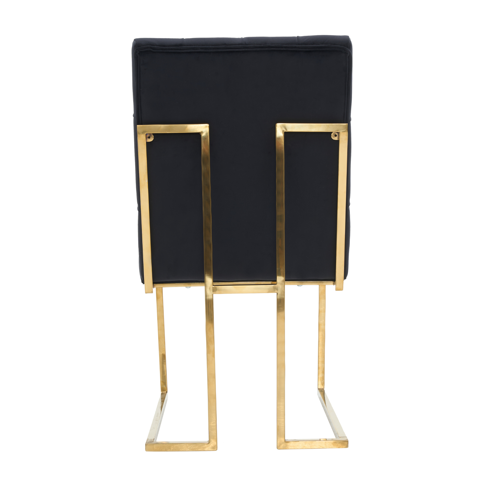 Siena Tufted Velvet Dining Chair – Gold Frame, Modern Luxury Accent