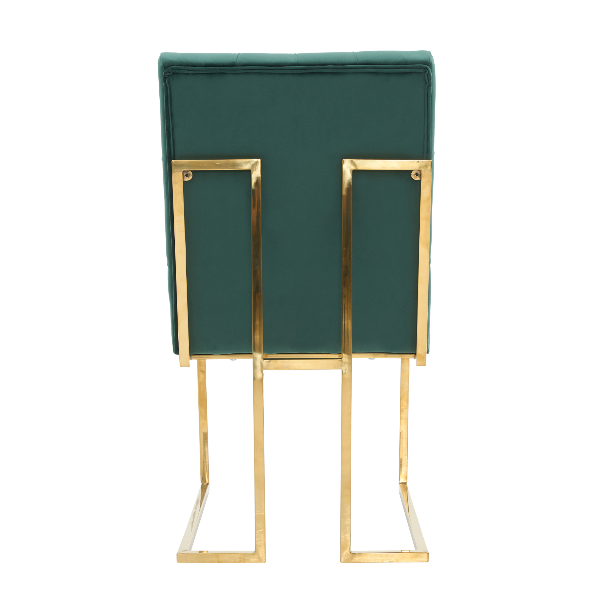 Siena Tufted Velvet Dining Chair – Gold Frame, Modern Luxury Accent