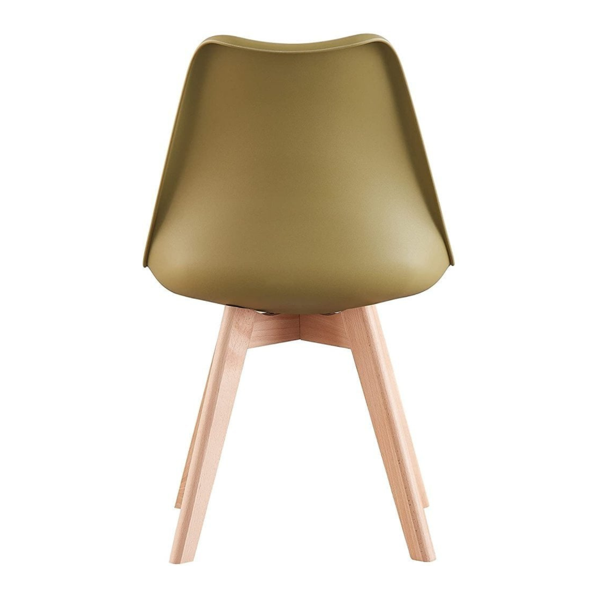 5PCs Dining Set - a Black Halo Dining Table & Set of 4 Lorenzo Tulip chairs with Padded Seat