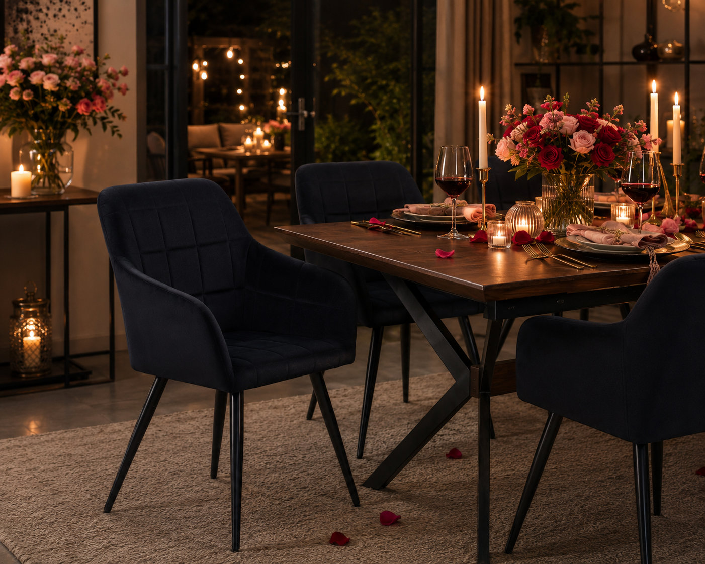 Camden Velvet Dining Chair