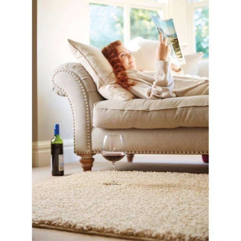 Washable Stone Shaggy Rug - PN Home