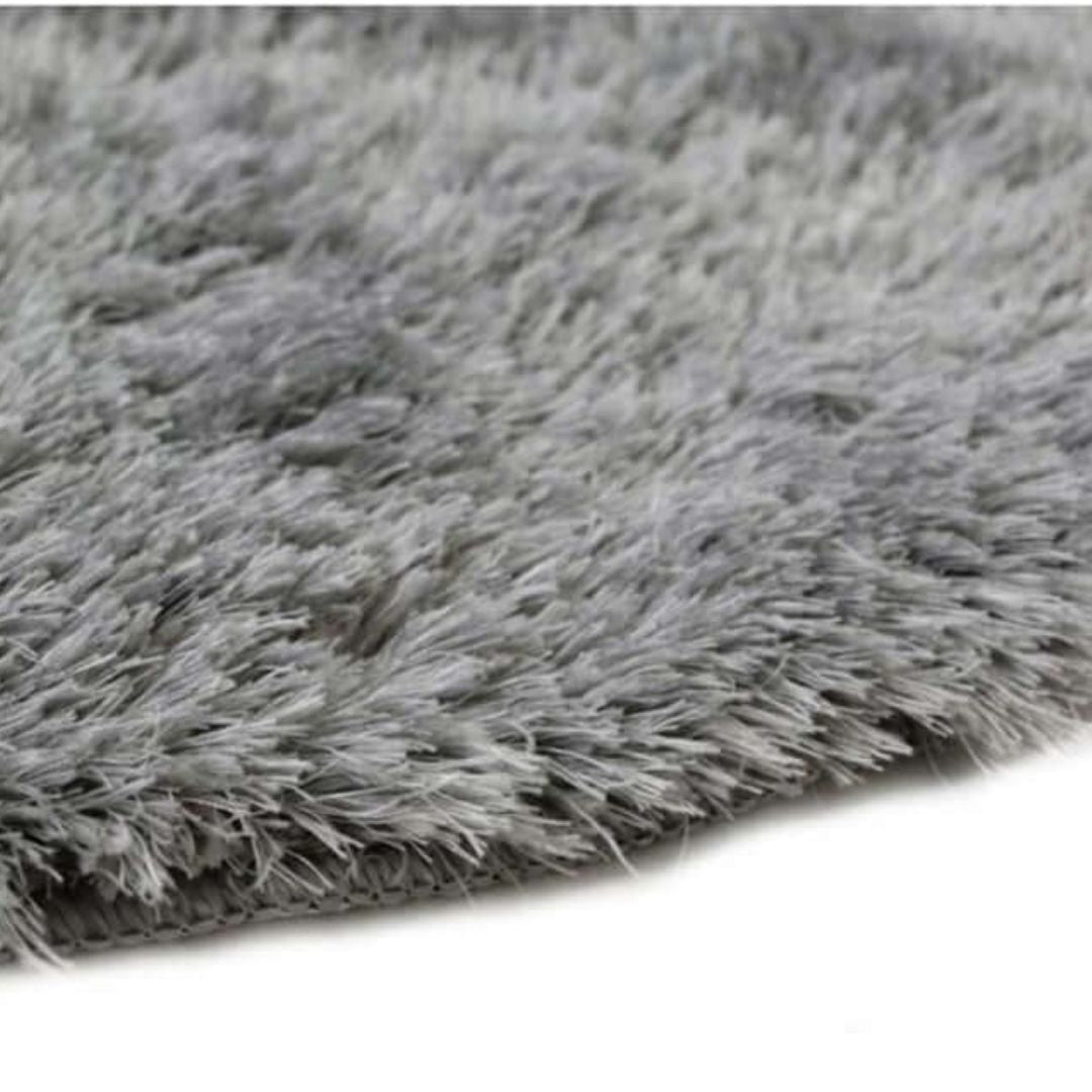 Soft Washable Grey Shaggy Rug | SA-04 - PN Home