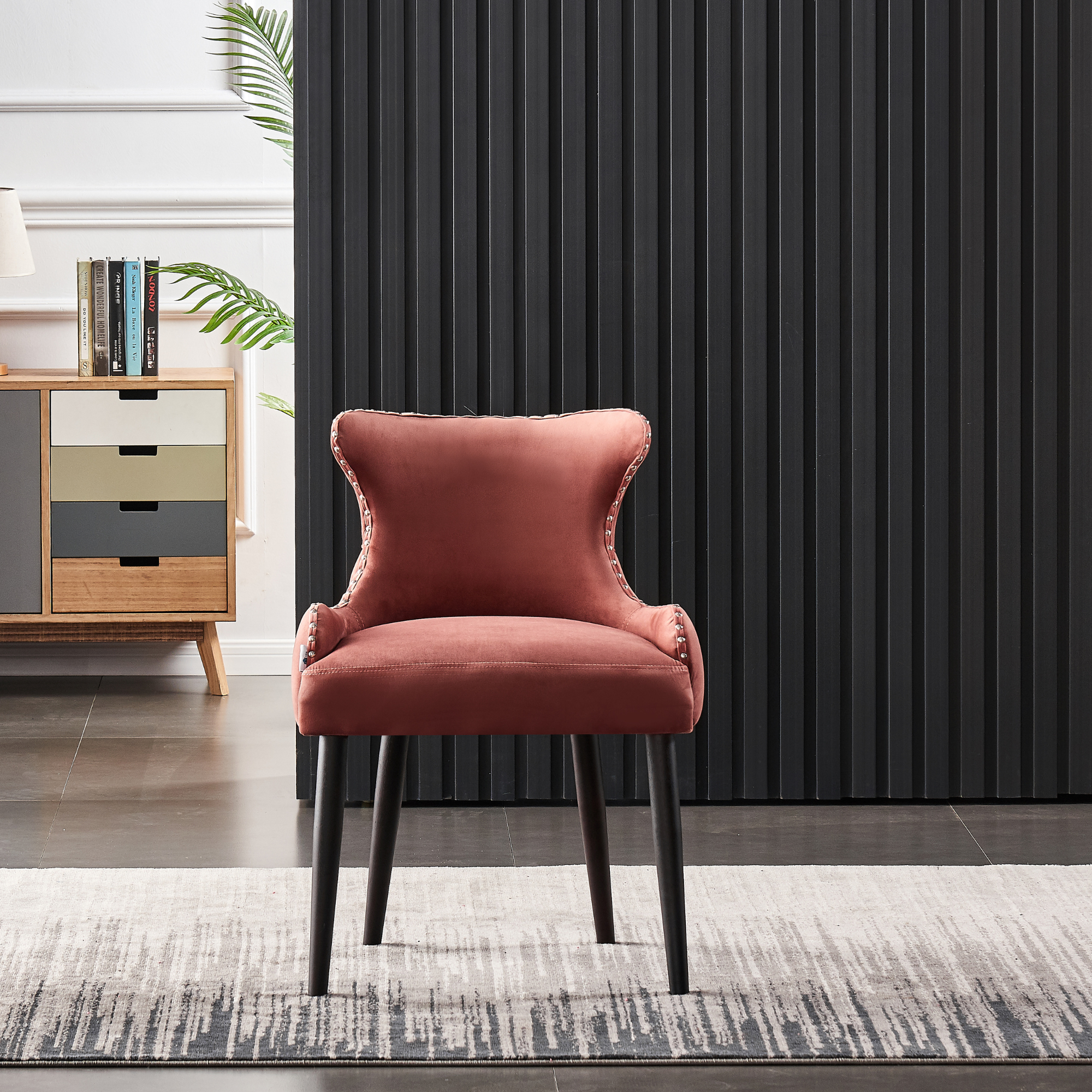 Oxford Rocco LUX 7PCs Dining Set includes an Oak Dining Table and Set of 6 Dining Chairs