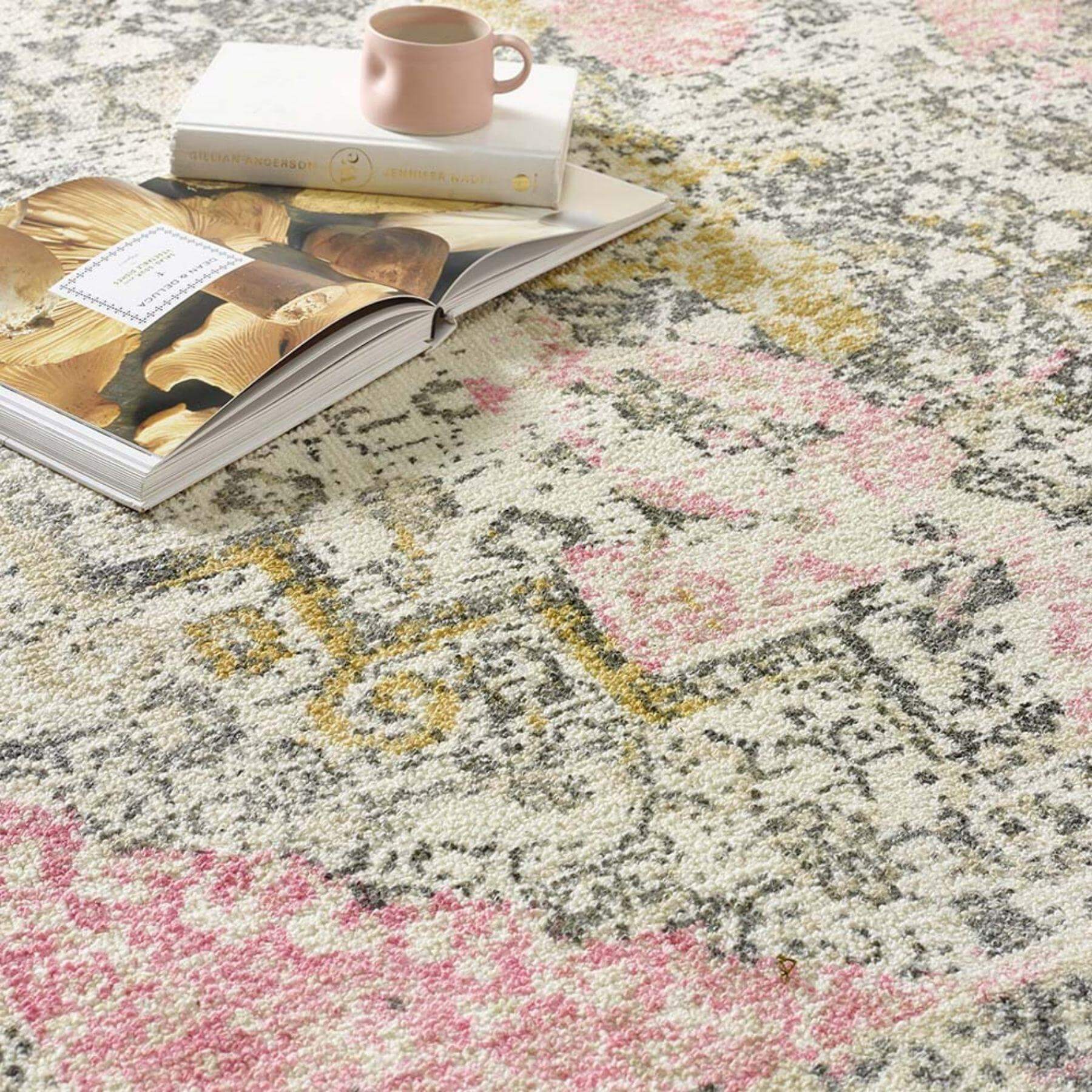 Vogue Vintage Pink Rug - PN Home