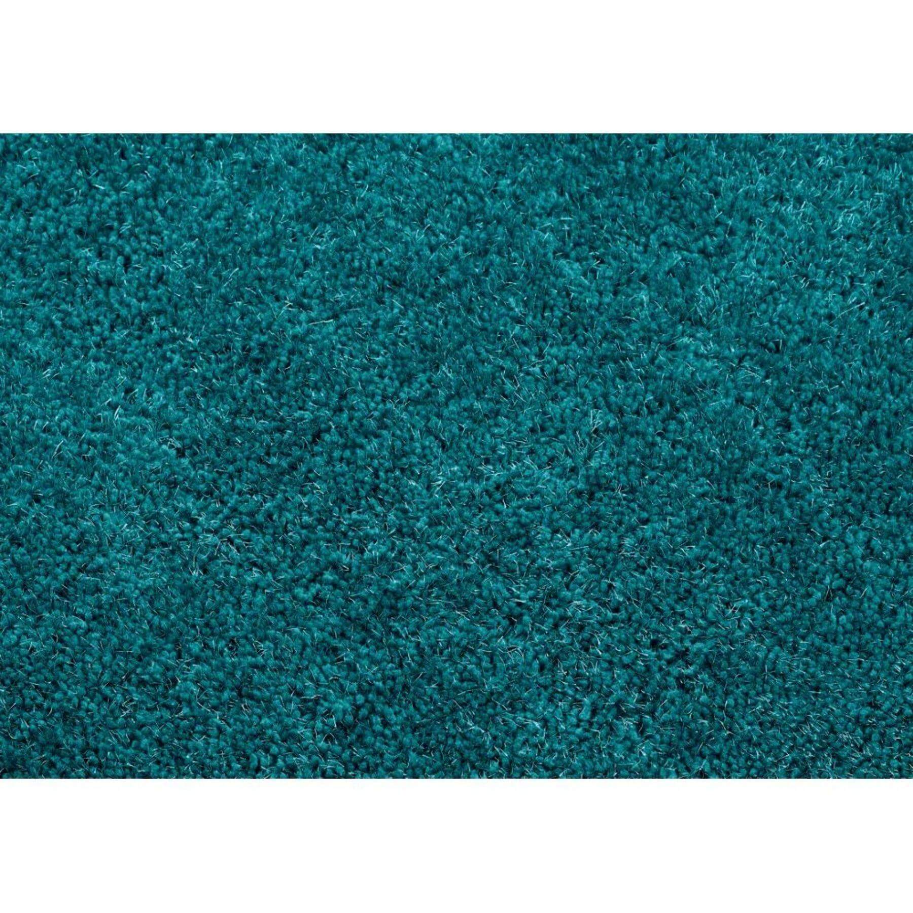 Chicago Dark Teal Shaggy Rug - PN Home
