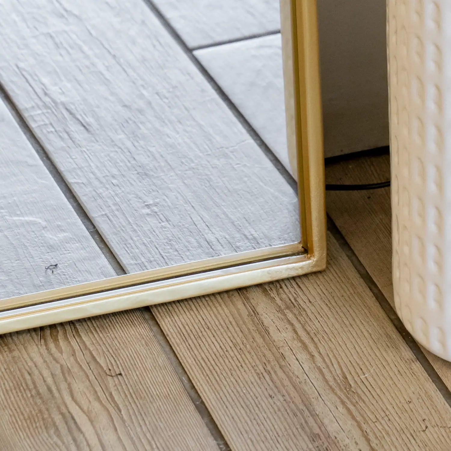 Akiko - Full Length Gold Metal Arched Mirror - 180cm x 105cm