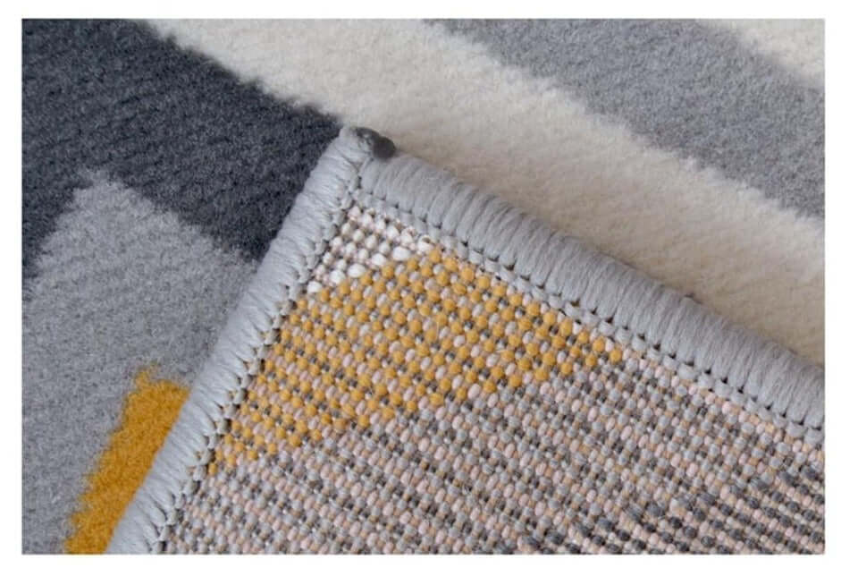 Maestro Geometric Yellow Rug | 3658 GB12 - PN Home