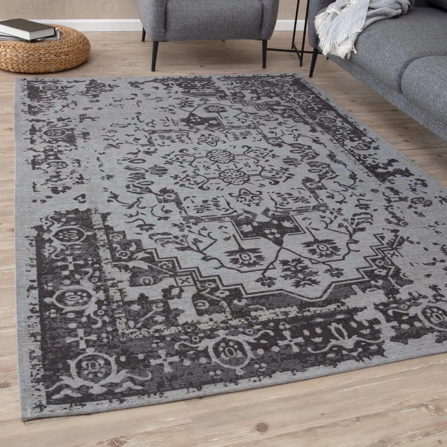 Washable Rug Carina Grey | 6963 - PN Home