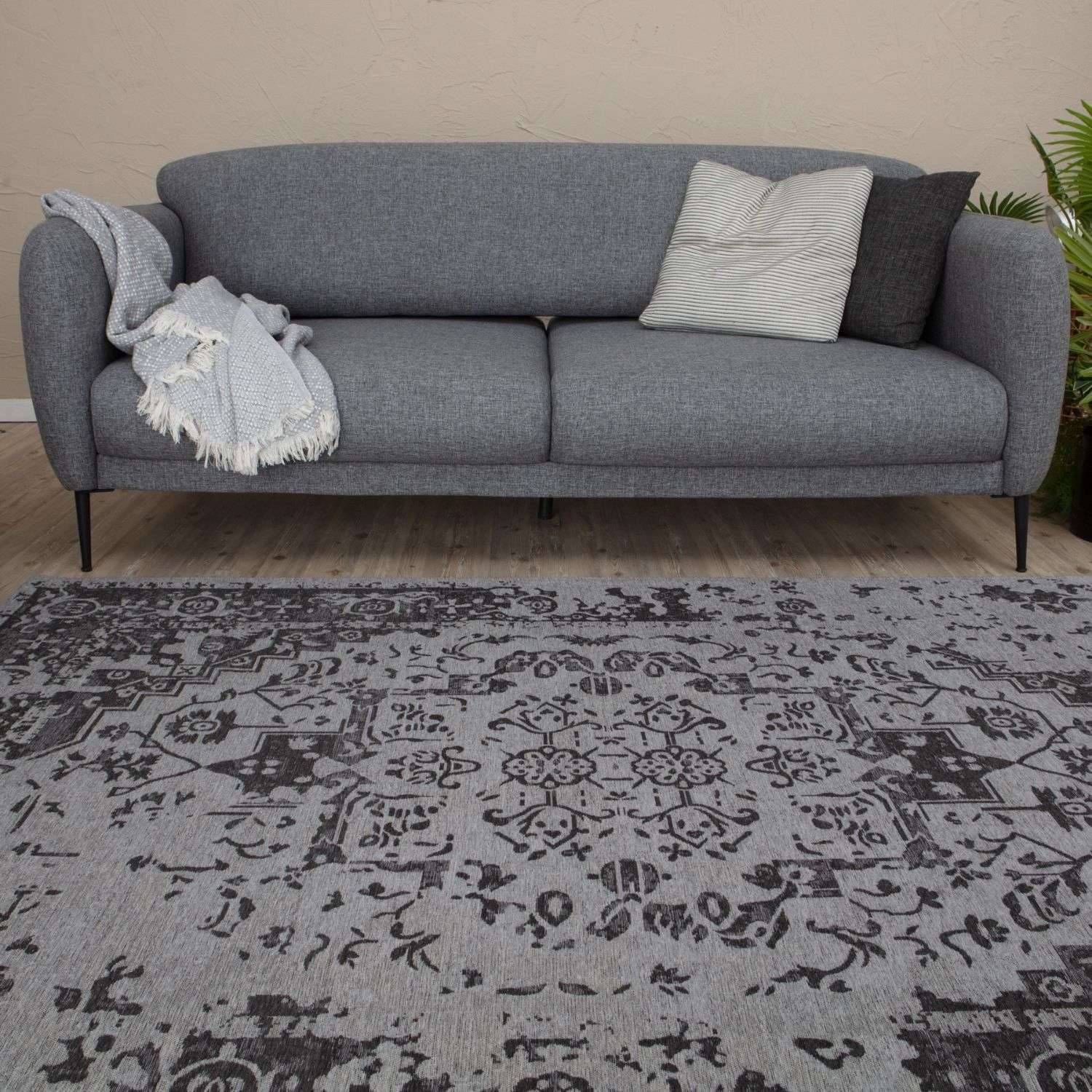 Washable Rug Carina Grey | 6963 - PN Home
