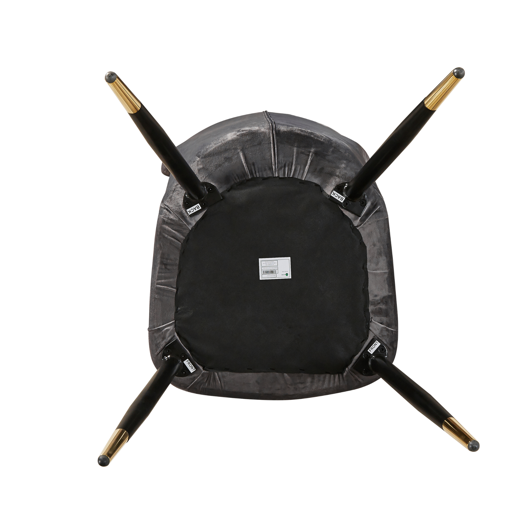 7 Pieces New York Rocco Dining Set - a Walnut Rectangular Dining Table and Set of 6 Green Dining Chairs