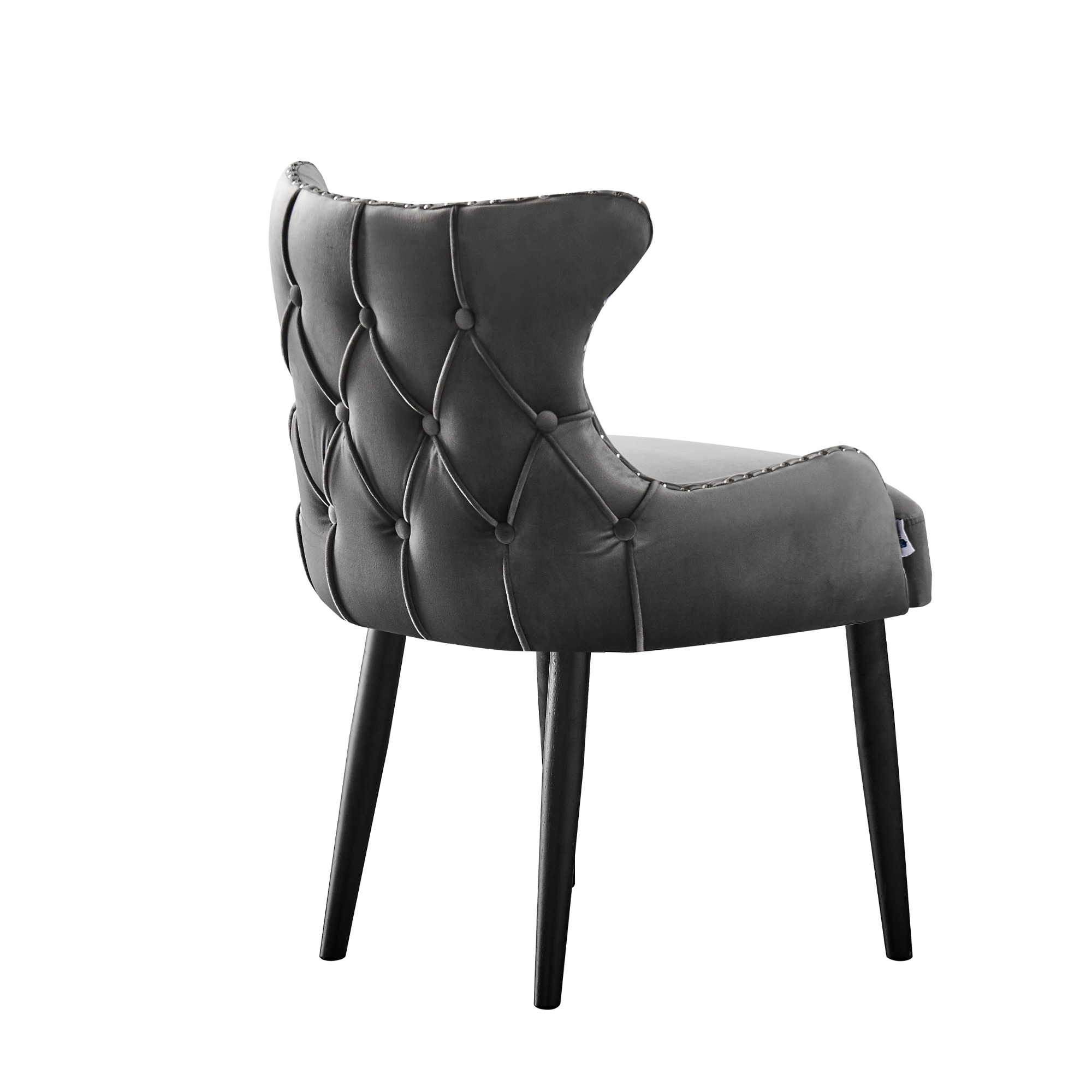 Oxford Rocco LUX Dining Set, a Table and Chairs Set of 6, Walnut