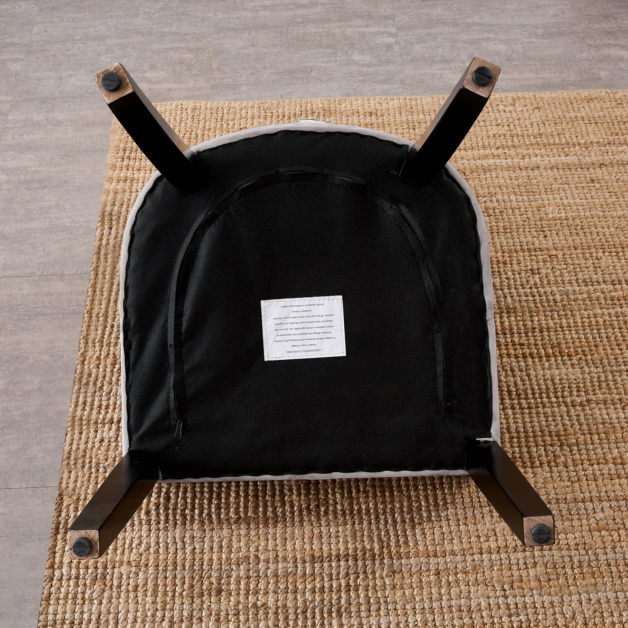 Windsor velvet dining chair armrests