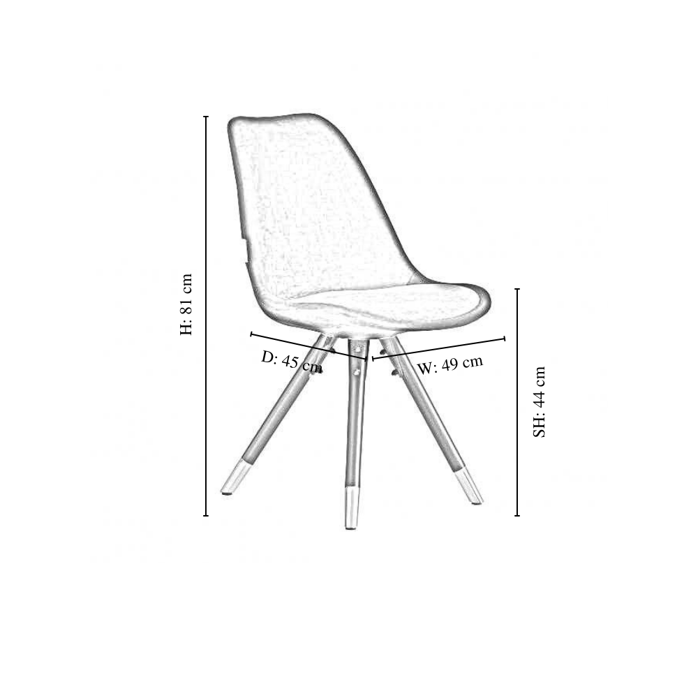 Sofia Cosmo Black LUX Dining Set with 6 Velvet Chairs