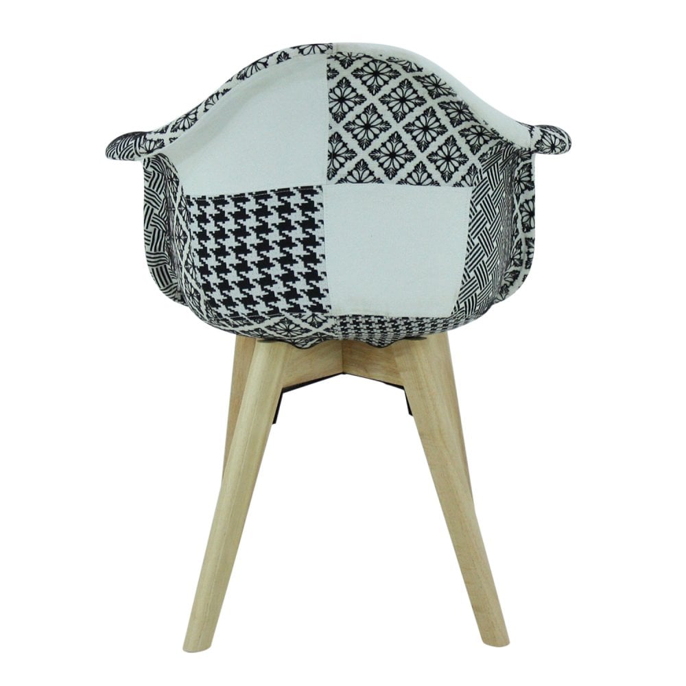 patchwork upholstered dining chairs