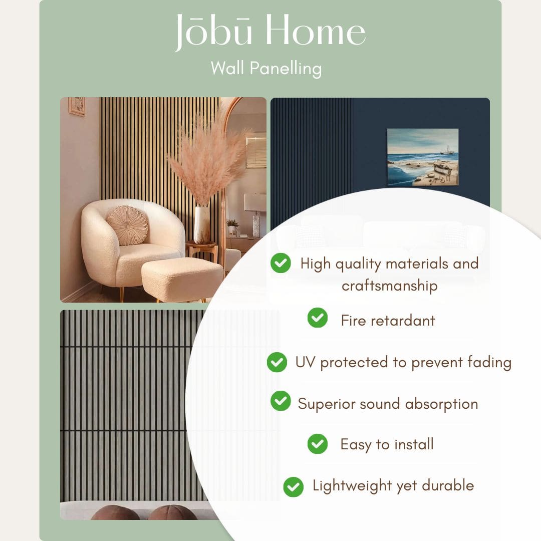 Coloured Acoustic Slatted Wall Panels