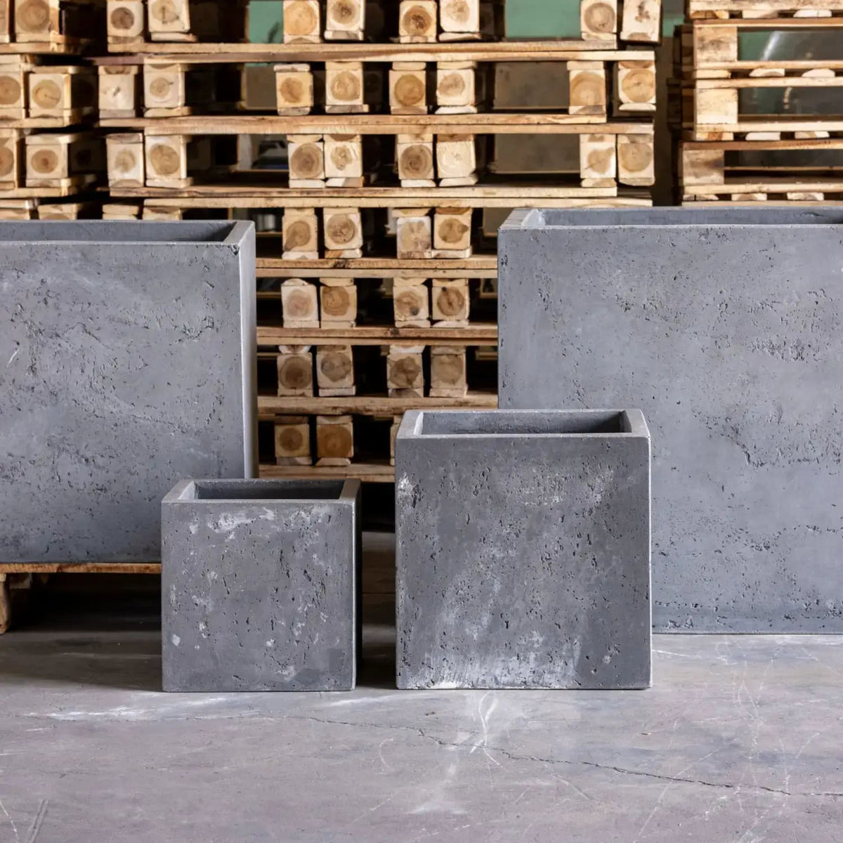 Concrete planters
