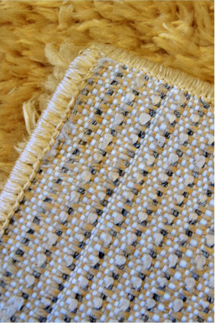 Lagom Ochre Shaggy Rug - PN Home