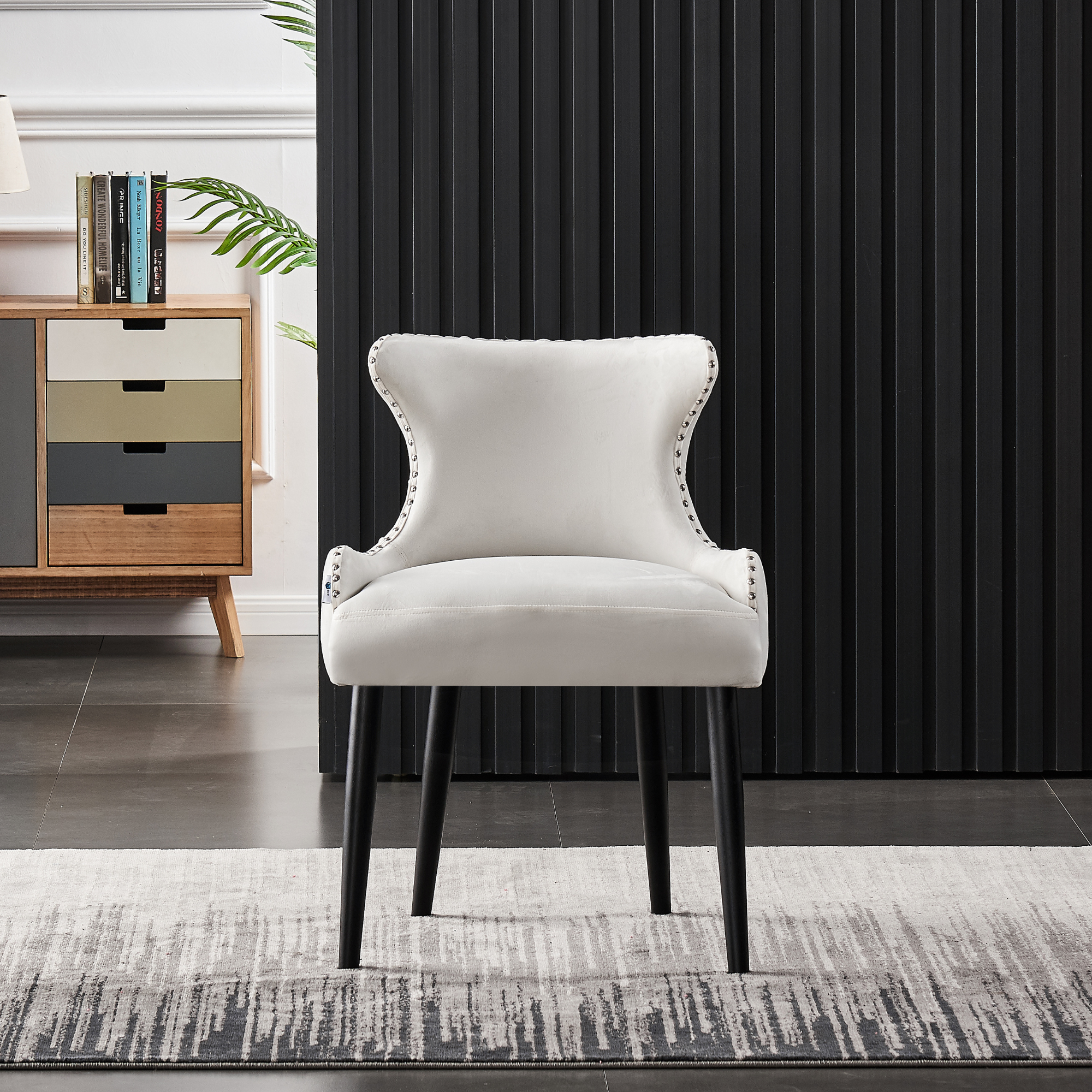 Oxford Rocco LUX 7PCs Dining Set includes an Oak Dining Table and Set of 6 Dining Chairs