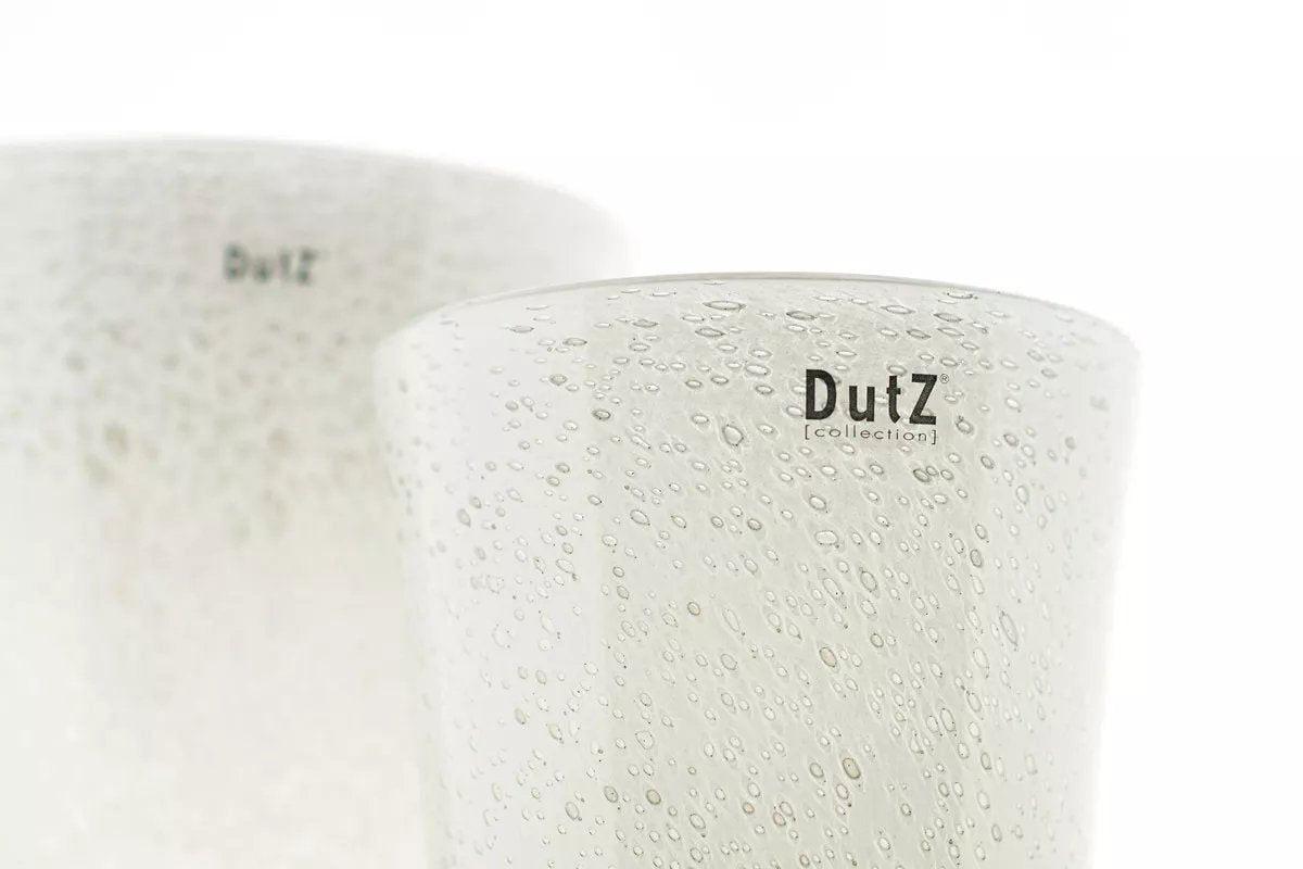 CONIC Vase - Thick Glass with Bubbles by DutZ - PN Home