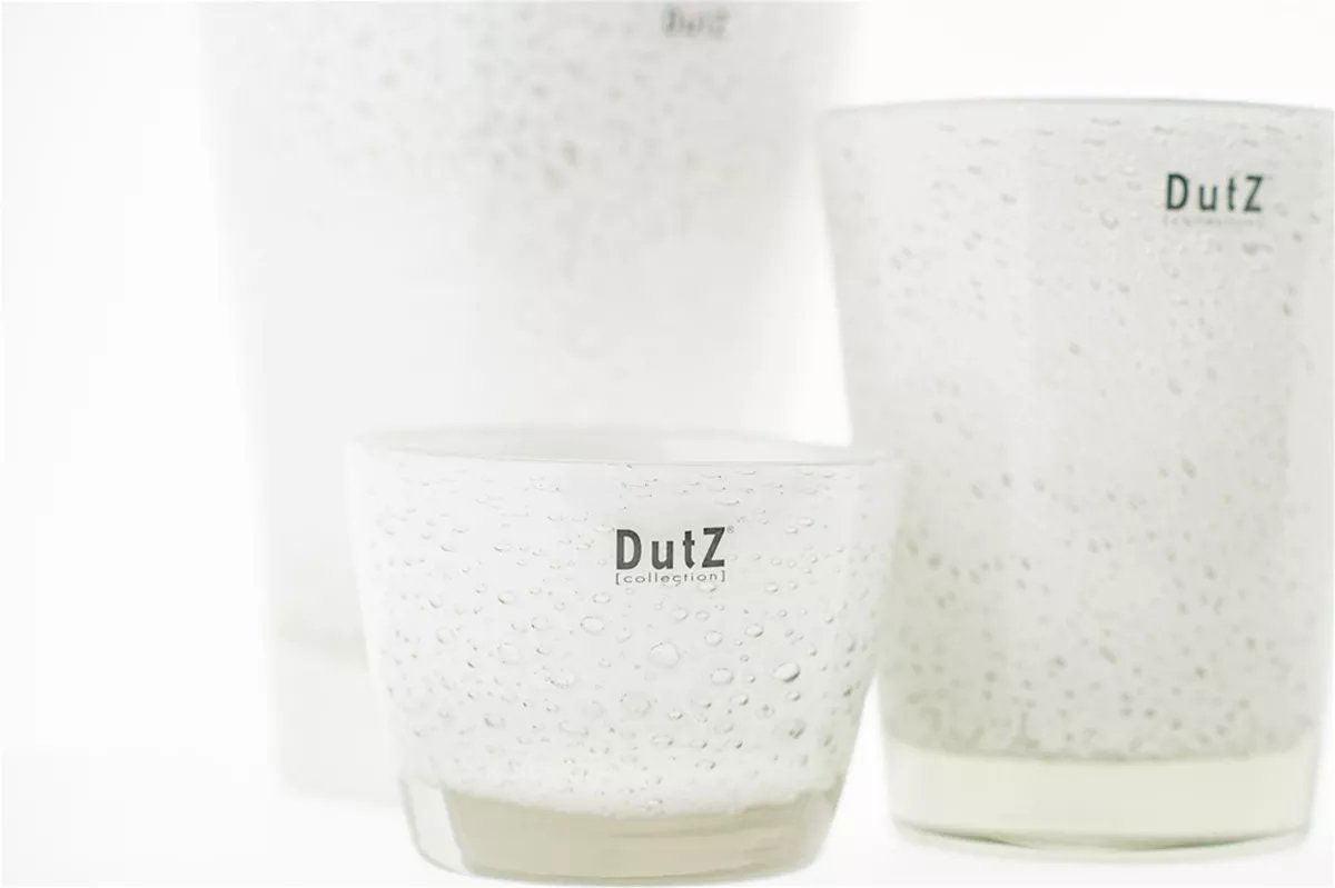 CONIC Vase - Thick Glass with Bubbles by DutZ - PN Home